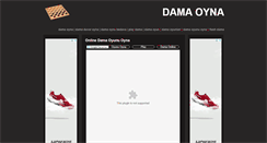 Desktop Screenshot of dama-oyna.com